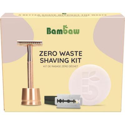 Bambaw Zestaw do golenia Rose Gold