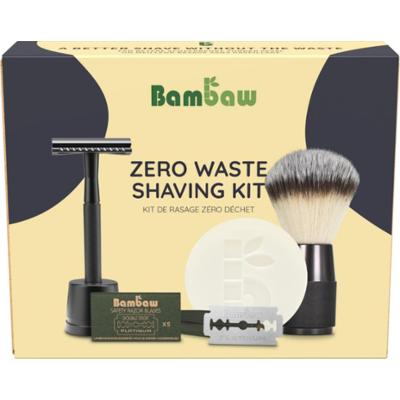 Bambaw Czarny zestaw do golenia