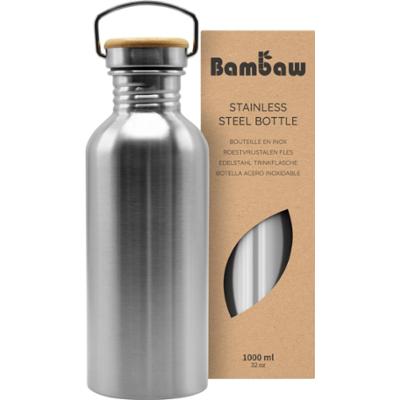 Bambaw Butelka na wodę ze stali nierdzewnej 1000 ml Naturale