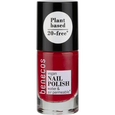 Benecos Szczęśliwy lakier do paznokci Vintage Red (5 ml)