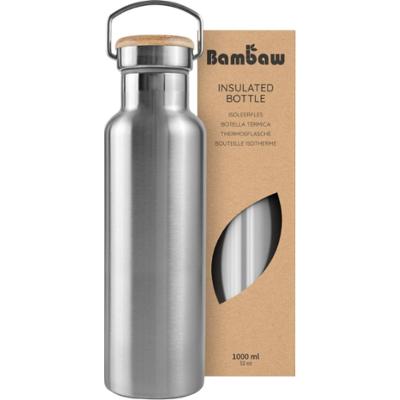 Bambaw Termos ze stali nierdzewnej 1000 ml Stal Naturale