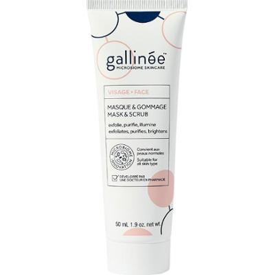 Gallinee Microbiome Skincare Oczyszczająca maska peelingująca do twarzy 50 ml