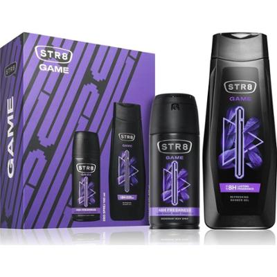 STR8 Zestaw do gry w pudełku prezentowym Żel pod prysznic dla mężczyzn 400 ml + dezodorant w sprayu 150 ml