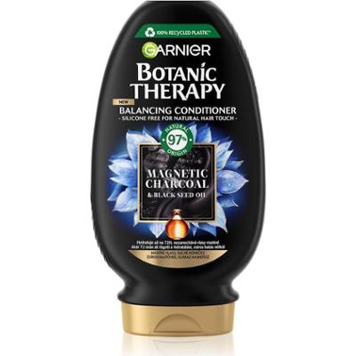Garnier Nawilżająca odżywka do włosów przetłuszczających się i suchych na końcach Botanical Therapy Magnetic Charcoal (Odżywka przywracająca równowagę