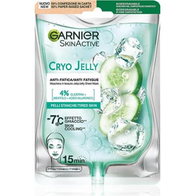 Aktywna maska na twarz Garnier Skin z tkaniny kriożelowej