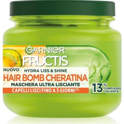 Garnier Fructis Hydra Liss & Shine maska wygładzająca do włosów niesfornych z keratyną 320 ml