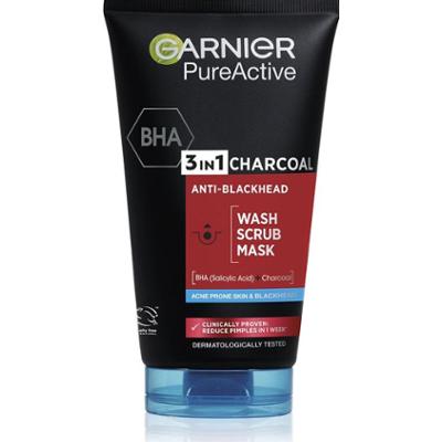 Garnier 3v1 Black Pure Active (Intensywny środek przeciw zaskórnikom z węglem) 150ml