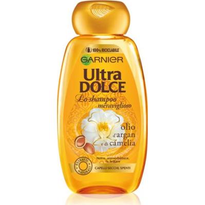 Garnier Ultra Szampon ze słodkim olejkiem arganowym i kamelii do włosów suchych i matowych 250 ml