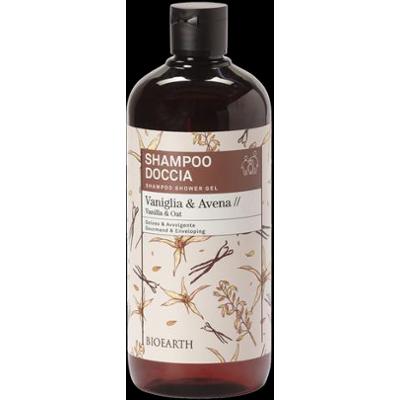 Bioearth Szampon pod prysznic 2w1 Wanilia i owies 100 ml Rozmiar rodzinny