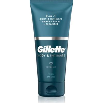Gillett 2w1 Kremowy produkt do olejowania ciała i okolic intymnych z emulsją oczyszczającą dla mężczyzn 150 ml