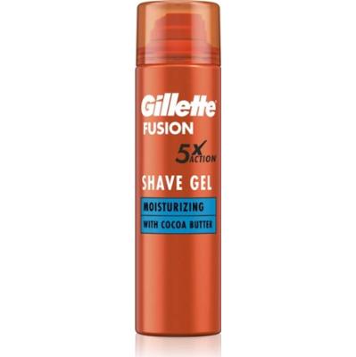 Gillette Fusion5 Żel do golenia z masłem kakaowym dla mężczyzn 200 ml