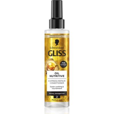 Schwarzkopf Gliss Oil Odżywka regenerująca odżywcza do włosów niesfornych i kręconych 200 ml