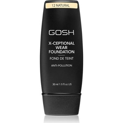 Gosh X-Ceptional długotrwały podkład kolor 12 naturalny 30 ml