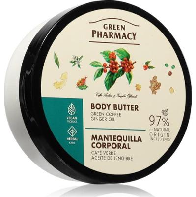 Green Pharmacy Ujędrniające masło do ciała z zieloną kawą i olejkiem imbirowym 200 ml