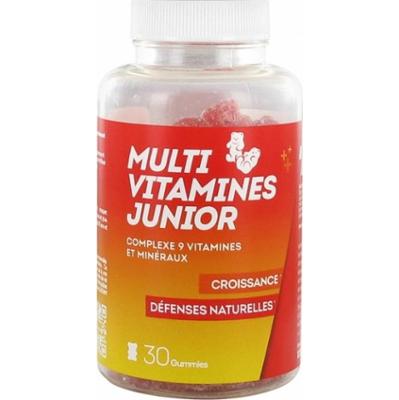 Vitavea Multi Witaminy Junior Growth, Natural Defenses o smaku wiśniowym 30 gum