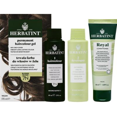 Herbatint Trwały żel do farbowania włosów 170ml 7N | Blond
