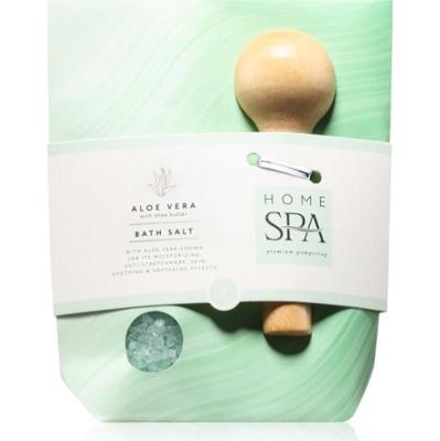 Accentra Zestaw prezentowy Home Spa do kąpieli dla kobiet sól do kąpieli i drewniana łyżka