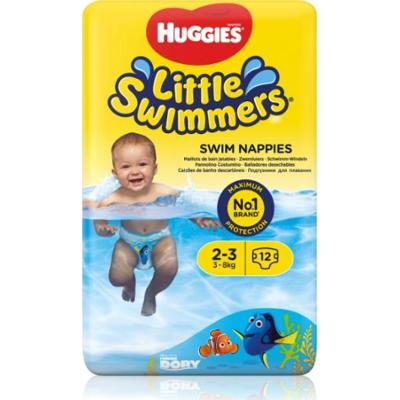 Huggies Jednorazowe pieluszki do pływania Little Swimmers 2-3 3-8 kg, 12 sztuk