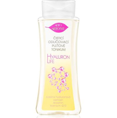 Bione Cosmetics Kwas hialuronowy Life 255 ml tonik do twarzy z kwasem hialuronowym do oczyszczania i demakijażu