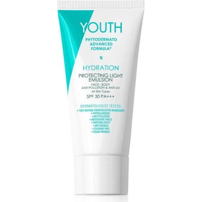 YOUTH Lekka emulsja ochronna krem nawilżający do twarzy i ciała SPF 30 50 ml