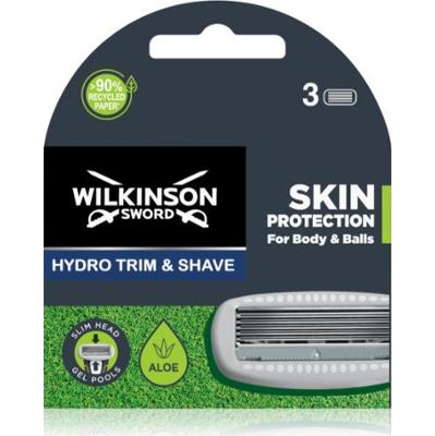 Wilkinson Sword Hydro Trim i golenie skóry Protection 3-częściowa głowica zamienna