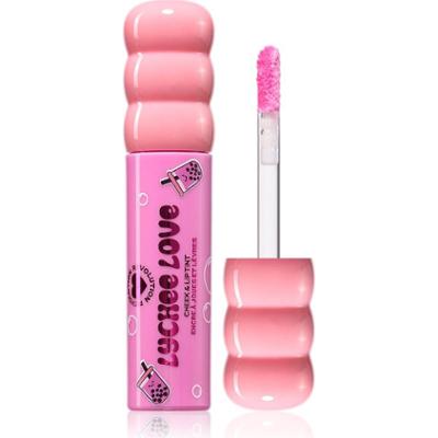 I Heart Revolution Bubble Herbaciany Mleczny Wielofunkcyjny Makijaż do Ust i Twarzy Color Lychee Love Pink 1,8ml