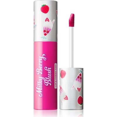 I Heart Revolution Koktajl mleczny z jagodami Blush Wielofunkcyjny makijaż ust i twarzy Color Berry Burst 10 Ml