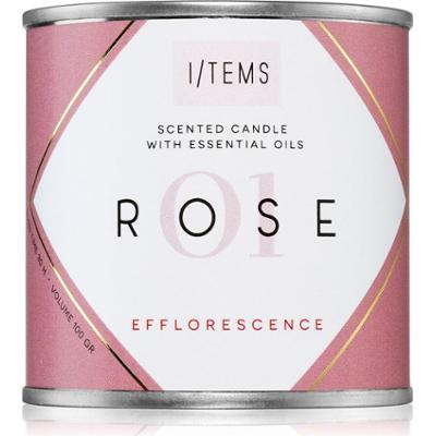 I/Tems Świeca zapachowa Essential 01 / Róża 100 G