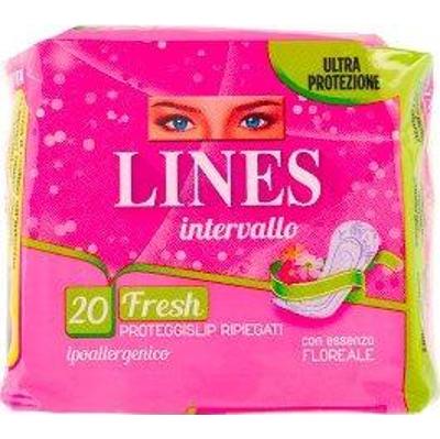 Lines Interwał Fresh Wkładki higieniczne składane 20 sztuk