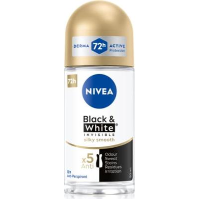 NIVEA Invisible Black & White Silky Smooth Antyperspirant w kulce dla kobiet 50ml
