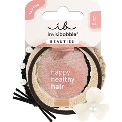 Invisibobble Gumki do włosów Beautyties Flower Pearl 4 sztuki