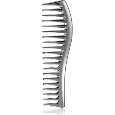 Janeke Chromium Line Grzebień do włosów falowanych do aplikacji produktów żelowych 18,5 x 5 cm