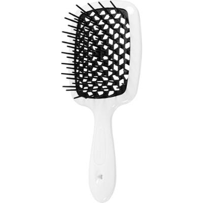 Janeke Pędzel płaski Superbrush mały 17,5 x 7 x 3 cm biały i czarny