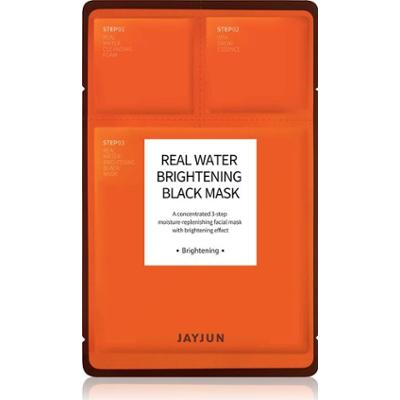 Jayjun Nawilżająca maska do twarzy Real Water z rozświetlającej tkaniny, 1 sztuka