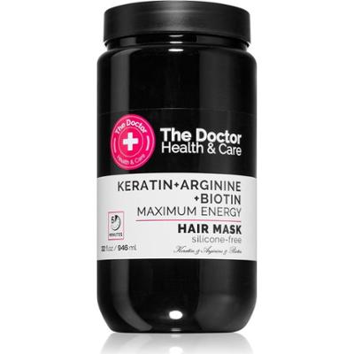 The Doctor Keratyna + Arginina + Biotyna Maximum Energy Keratin Hair Mask 946 ml