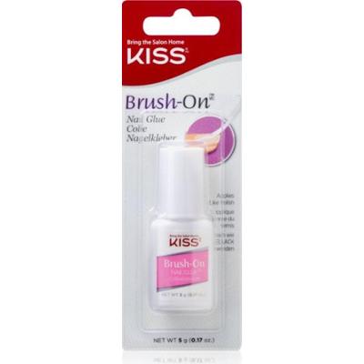 Kiss my face Brush-On Glue - Szybkoschnący klej do paznokci z pędzelkiem