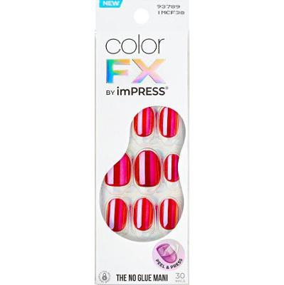 Kiss Paznokcie samoprzylepne imPRESS Efekty kolorystyczne (pływające) 30 sztuk