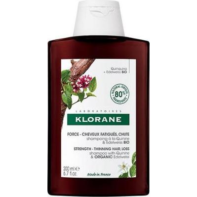 Klorane Organiczna odżywka wzmacniająca z chininą i szarotką alpejską do włosów zmęczonych 200ml