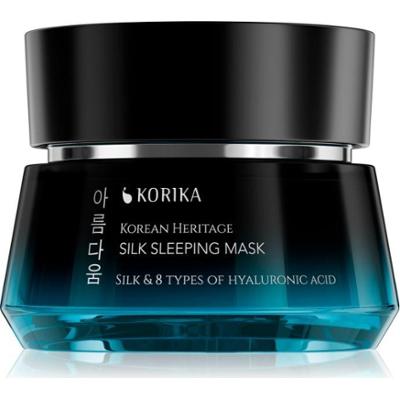 KORIKA Korean Heritage Silk & 8 Types of Hyaluronic Acid Silk Sleeping Nawilżająca i odżywcza maska na noc 50ml