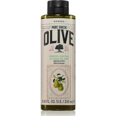 Korres Odświeżający żel pod prysznic z czystym greckim oliwą i miodem gruszkowym 250 ml