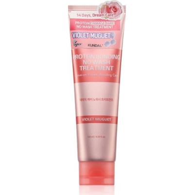 KUNDAL Protein Kuracja bez spłukiwania Bonding Care do włosów zniszczonych o zapachu Violet Muguet 130 ml