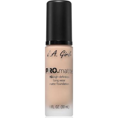 L.A. Girl Cosmetics ZAWODOWIEC. Matowy podkład HD długotrwały matowy efekt kolor Naturalny 30 ml