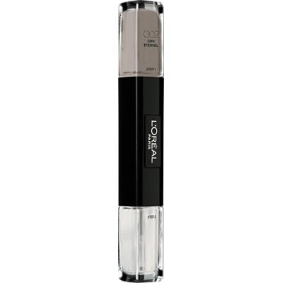 L'Oreal Paris 2 w 1 Infallible Lakier do paznokci 002 Gris Eternel 2 x 5 ml