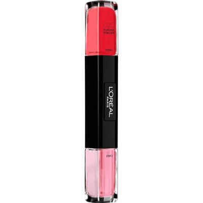 L'Oreal Paris 2 w 1 Infallible lakier do paznokci 020 Fuchsia For Life 2 x 5 ml