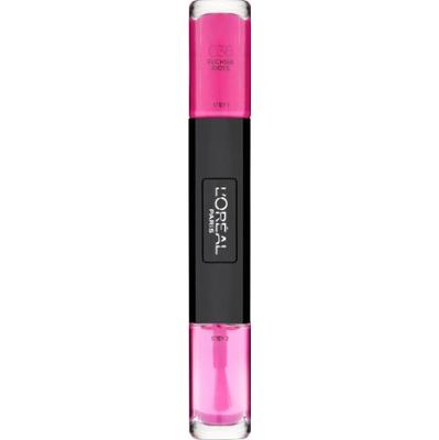L'Oreal Paris Infallible 2 w 1 lakier do paznokci 036 Fucshia Riots 2 x 5 ml