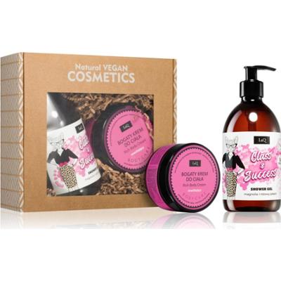 LaQ Zestaw upominkowy Kitten Magnolia Body Odświeżający żel pod prysznic 500 ml + intensywnie nawilżające masło do ciała 200 ml