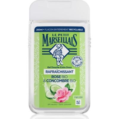 Le petit marseillais Ekstra delikatny żel pod prysznic z organiczną różą i organicznym ogórkiem - 250ml