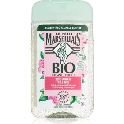 Le petit marseillais Bio Organiczny Certyfikowany Odświeżający żel pod prysznic z dziką różą - 250ml
