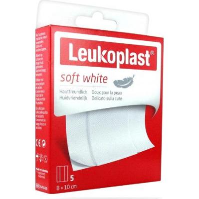 Leukoplast Soft Biały 8x10cm 5 plastrów