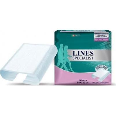 Lines Lines Specjalistyczny ochraniacz łóżka Traversa Duży rozmiar 80X180 13+2 sztuk